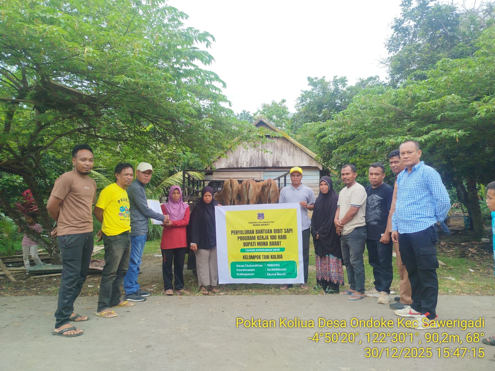 Penyerahan Bantuan Bibit Sapi